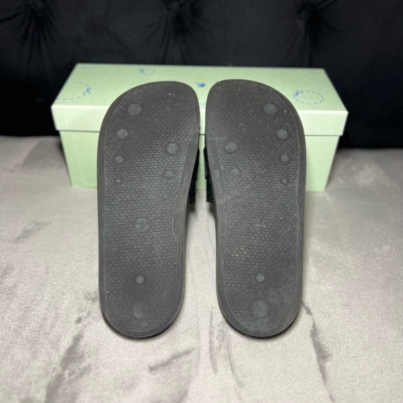 Off White black blue industrial slides - Picture 6 of 6